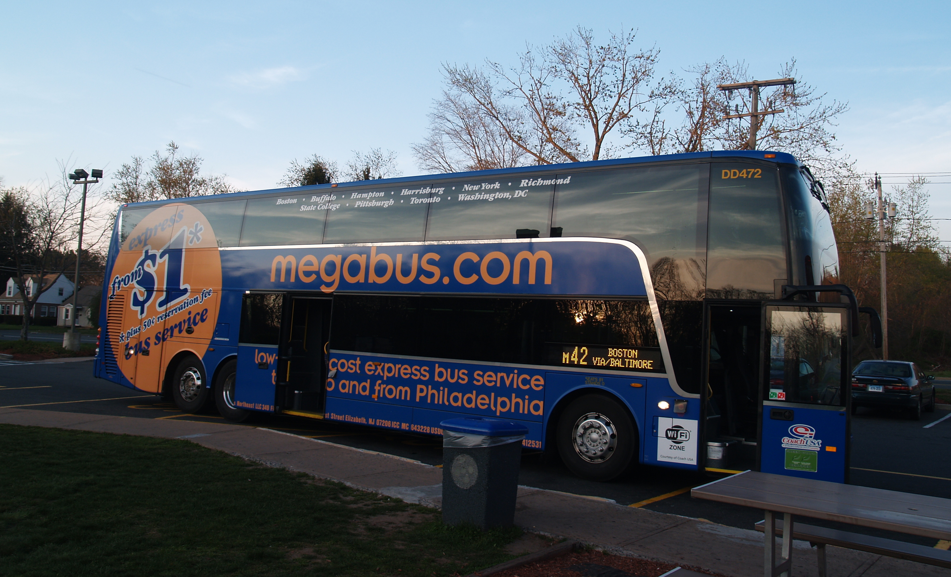 megabus new jersey to boston