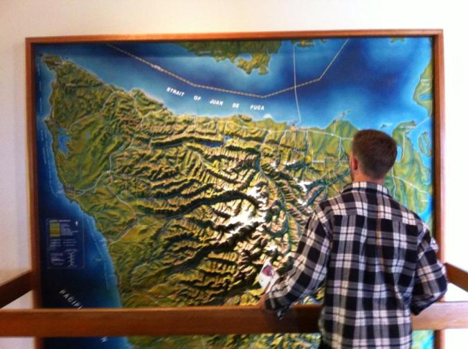 3D map of the ONP at the visitor's center